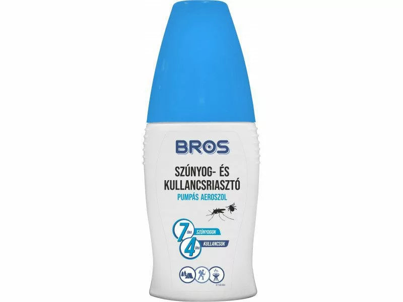 Spray cu pompiță împotriva țânțarilor și căpușelor Bros 100ml 