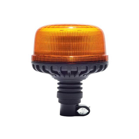 Girofar LED 16 portocaliu, simplu, magnetic sau cu montare pe țeavă, 12V/24V 