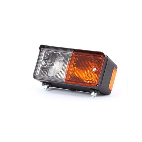 Lampă tractor poziție față și semnalizare 12/24V 