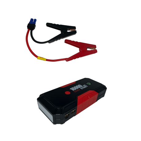 Acumulator multifuncțional pentru pornire 12V, starter de buzunar, compresor, încărcător, lanternă 