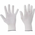 Mănuși de protecție BUSTARD EVO LIGHT albe, cu puncte PVC pe palmă - mărimea 12 