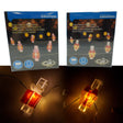 Ghirlandă luminoasă de Crăciun cu 10 LED-uri, 120 cm 