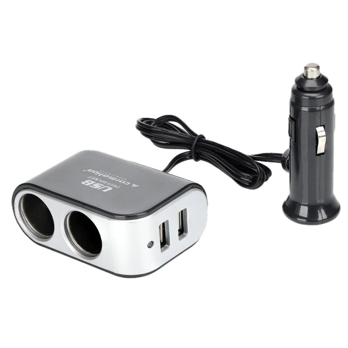 Distribuitor dublu de țigară cu 2 ieșiri USB 3.1A