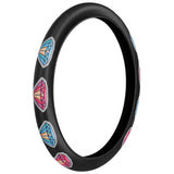 Husă volan, elastică, model cireșe sau diamant, 35-40 cm, 2 variante