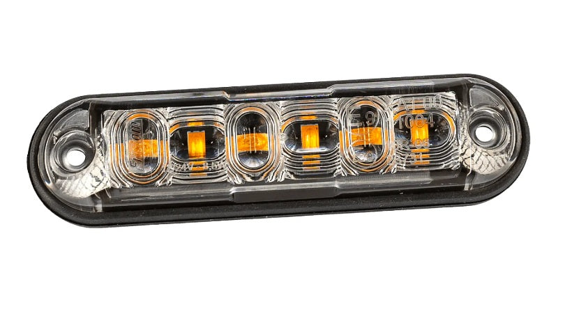 Supliment de lampă intermitentă 6 Galben 12/24V 4 Funcție