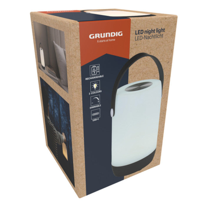 LED ES Night Light Grunddig 10.5x10.5x18.8cm 270g