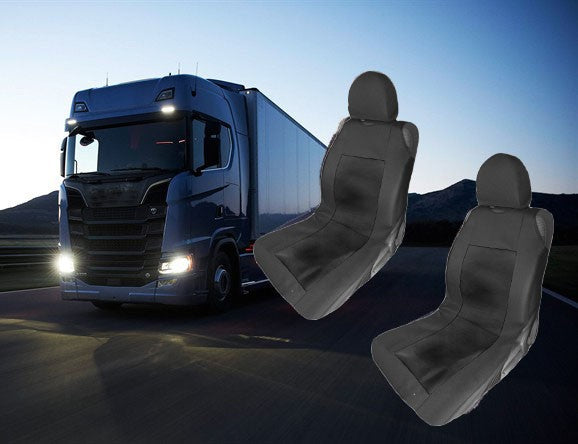 Capac de scaun pentru camion universal (2pcs) negru