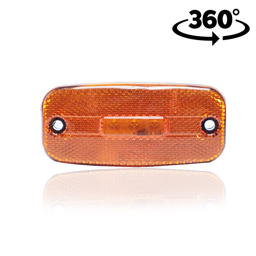 Lampă poziție LED galbenă 111x51mm nou 
