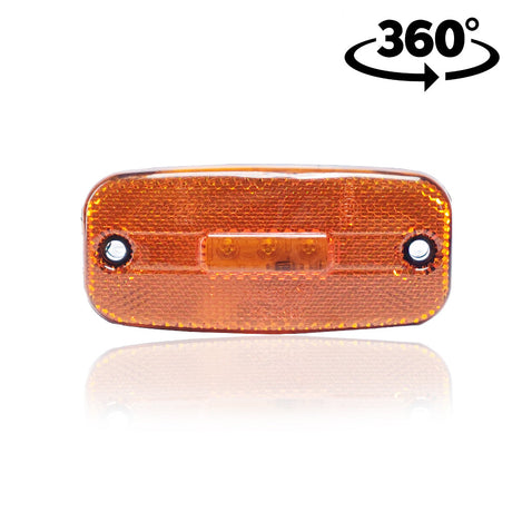 Lampă poziție LED galbenă 111x51mm nou 