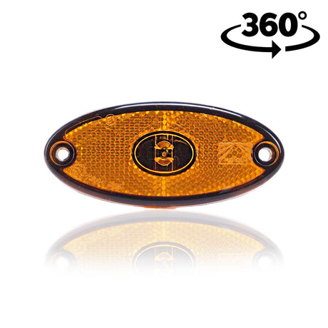Lampa poziție LED oval FlatpointII 