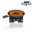 Indicator LED oval galben durabil FlatpointII Aspöck 