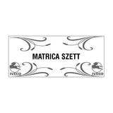 Set de autocolante 4 bucăți pentru geamurile laterale cu tipuri de camioane 