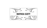 Set de autocolante 4 bucăți pentru geamurile laterale cu tipuri de camioane 