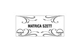 Set de autocolante 4 bucăți pentru geamurile laterale cu tipuri de camioane 