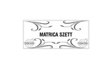 Set de autocolante 4 bucăți pentru geamurile laterale cu tipuri de camioane 