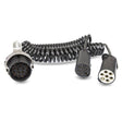 Adaptor cablu spiralat electric, de la 15 pini la 2x7 pini, 2 variante