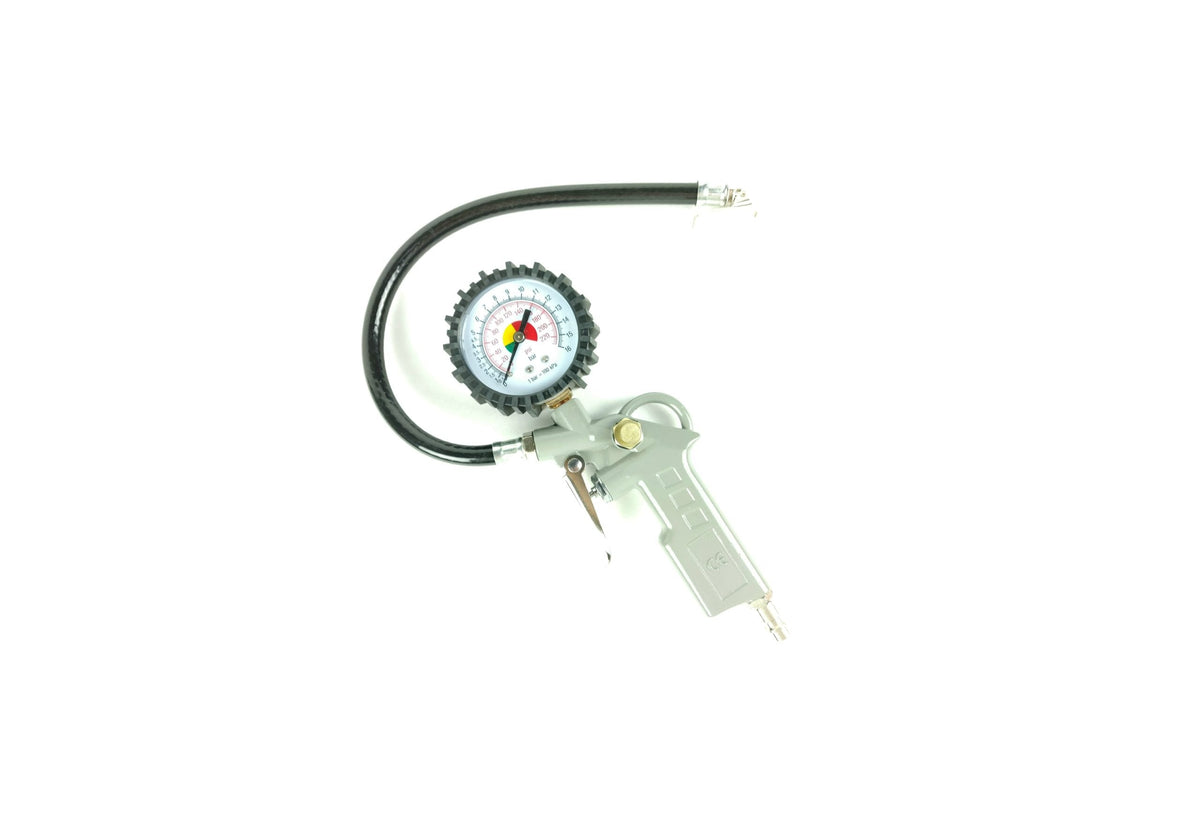 Manometru pneumatic pt. anvelope, max. 12 bari, cu furtun 39 cm