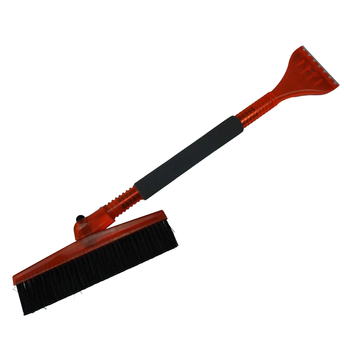 Racletă parbriz pt. gheață cu perie de zăpadă rotativă, 53-65 cm