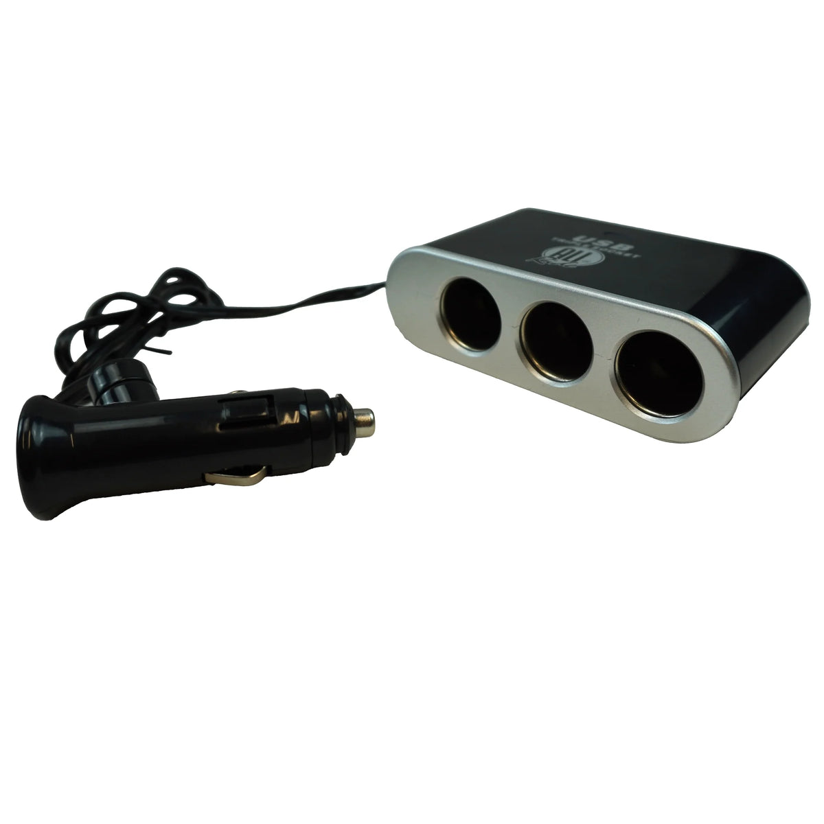 Distribuitor de brichetă auto cu 3 căi, cu comutator și ieșire USB 