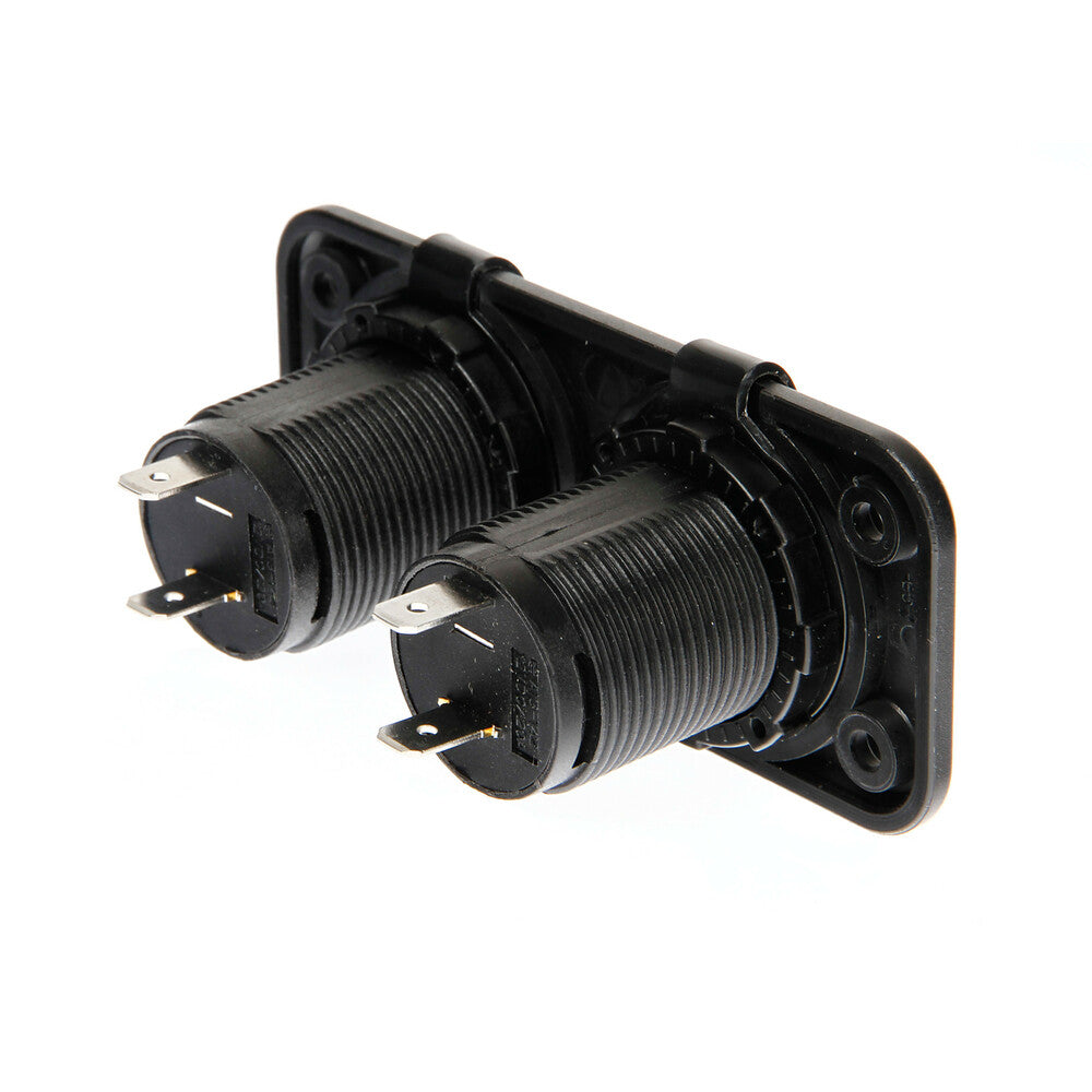 Priză auto, dublă, EXT-2, 20A, 12/24V
