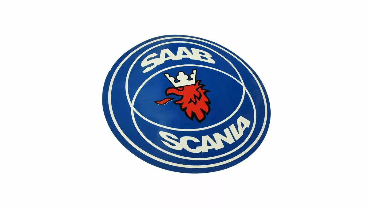 Autocolant pentru Scania rotund retro 22cm 