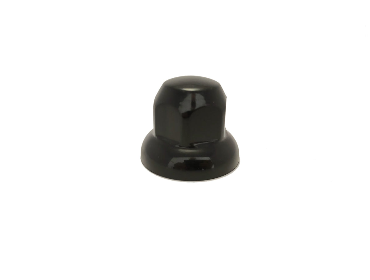 Capac cu filet din plastic negru 
