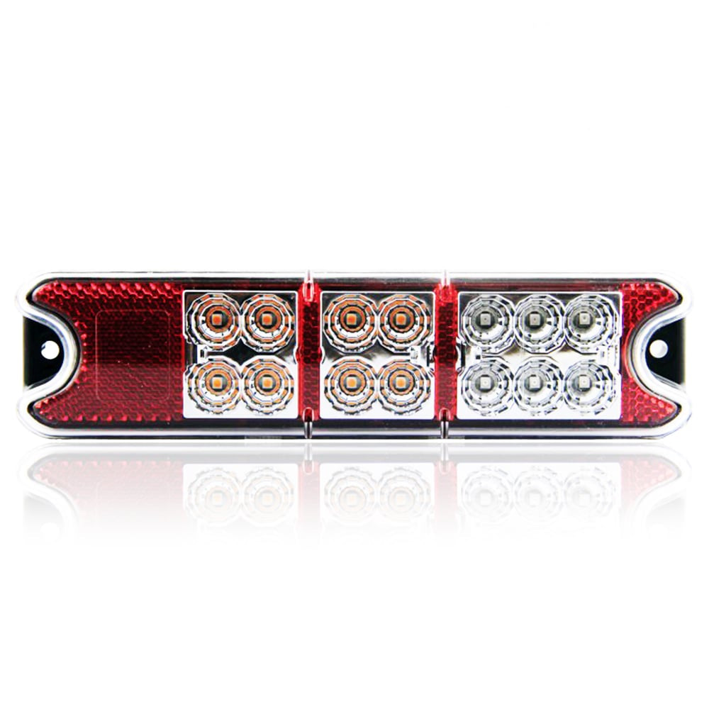 Lampă LED cu 3 funcții prismatice 12/24V 