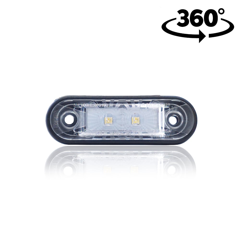 LED-ul de poziție al lămpii poate fi încorporat 