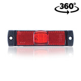 Lampa ovală LED de poziție cu suport lateral
