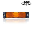 Lampa ovală LED de poziție cu suport lateral