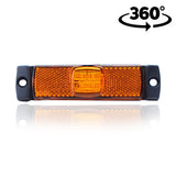 Lampa ovală LED de poziție cu suport lateral