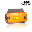 Lampa poziție LED galbenă cu suport mare 