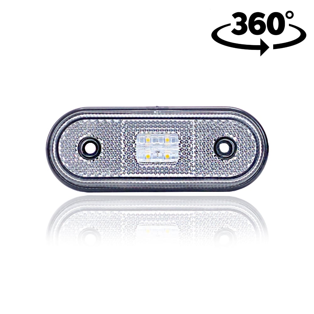 Lampa de poziție LED rotunjită 4LED 