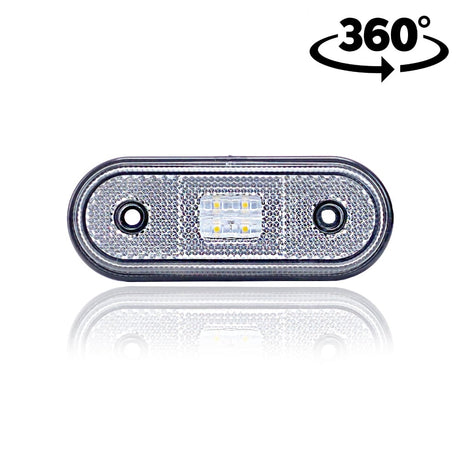 Lampa de poziție LED rotunjită 4LED 