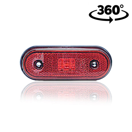 Lampa de poziție LED rotunjită 4LED 