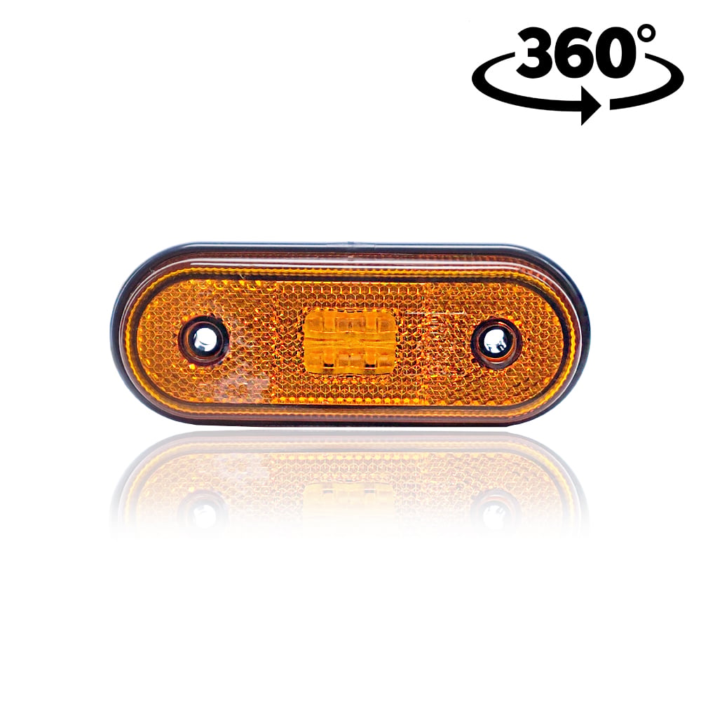 Lampa de poziție LED rotunjită 4LED 
