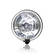 Far cu halogen rotund alb cu bec de 12V 184 mm 