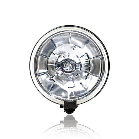 Far cu halogen rotund alb cu bec de 12V 184 mm 