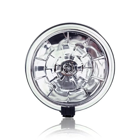 Far reflector rotund cu lentilă albă cu bec de 12V 160 mm 