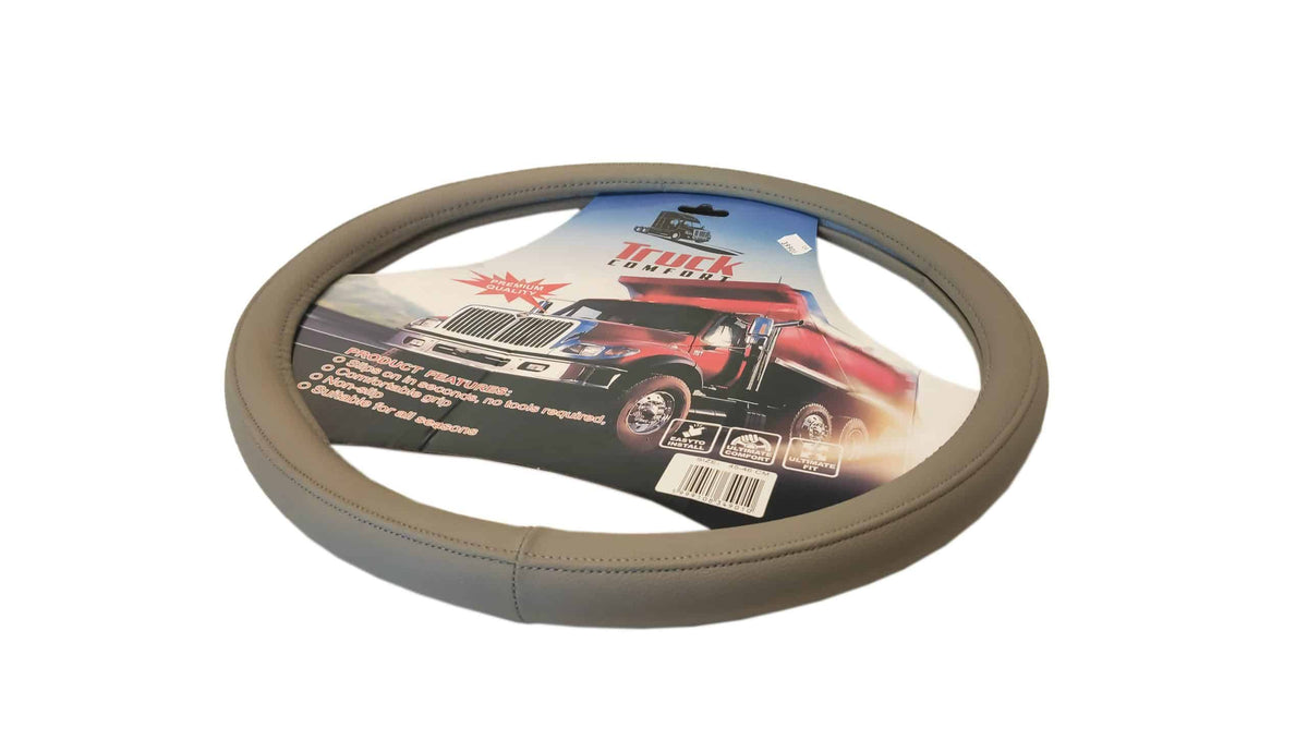 Apărătoare pentru volan 44-46cm cu aspect de piele - maro 