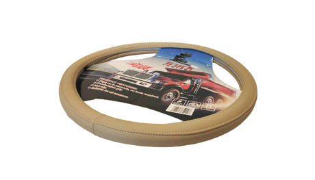 Apărătoare pentru volan 44-46cm cu aspect de piele - maro 