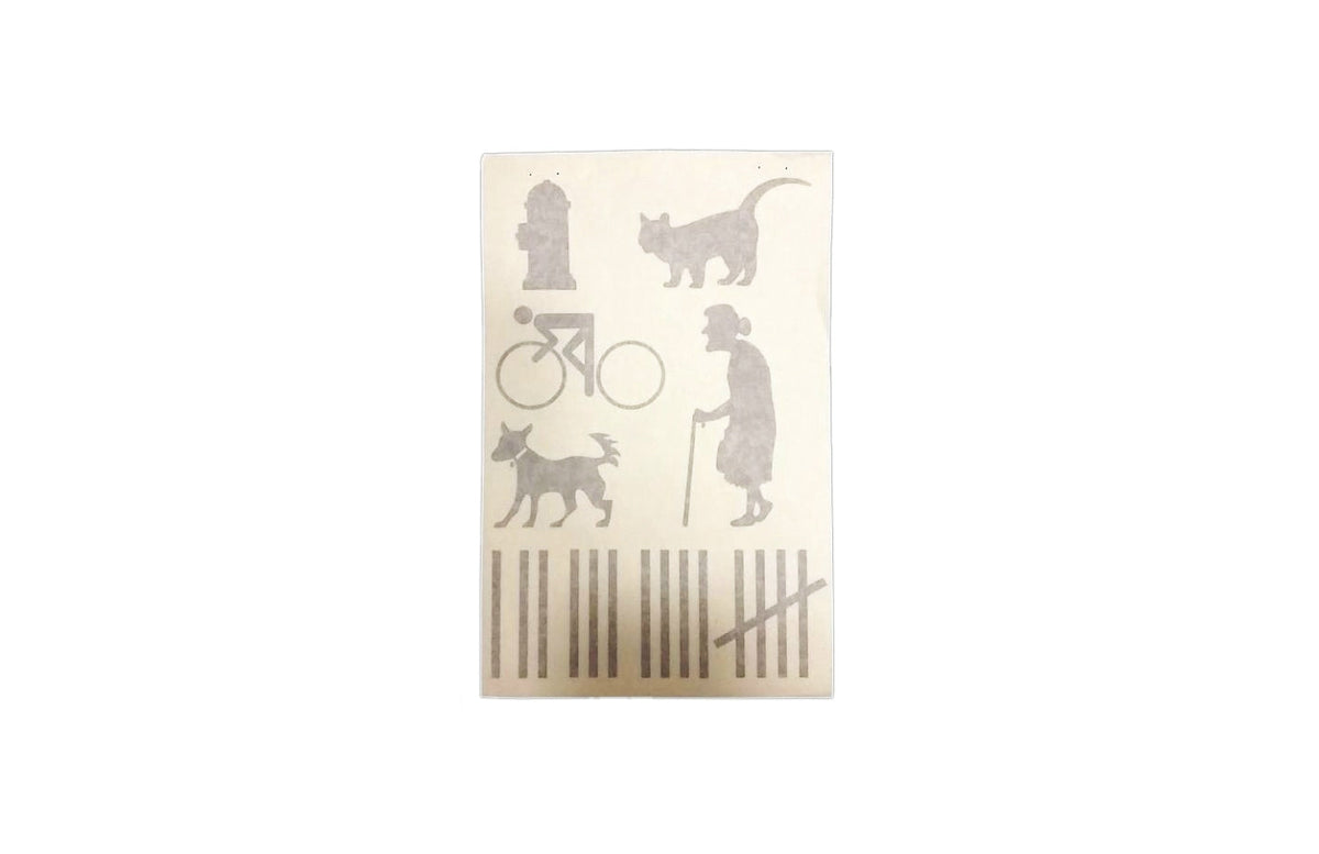 Statistică de accident rutier cu matrice 15x22cm 