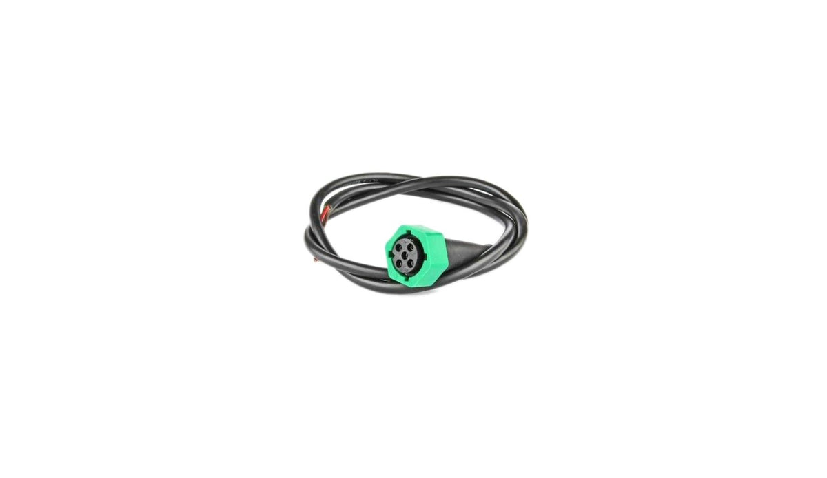 Conector lampă 5 poli verde 