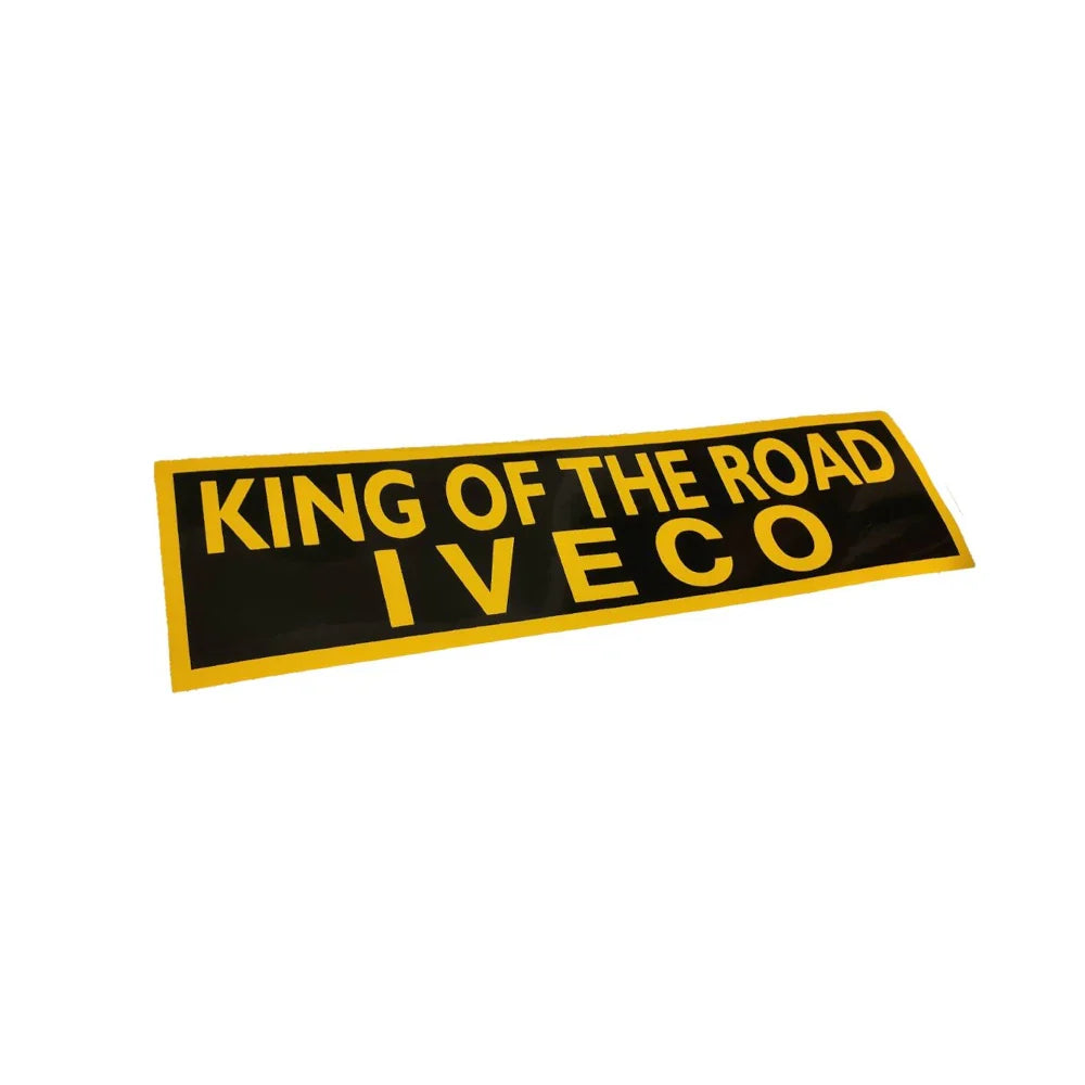 Matrice - King of the road inscripție 