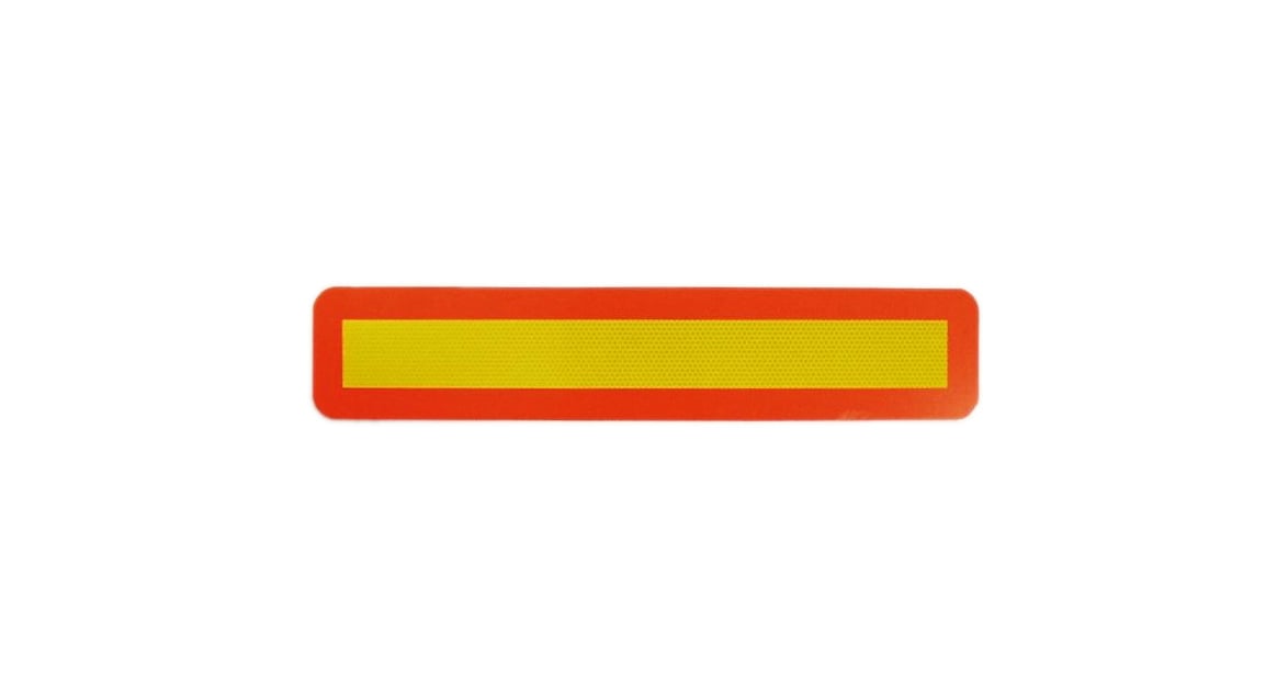 Placă reflectorizantă cu cadru mic (Nu este conform standardelor UE!) 