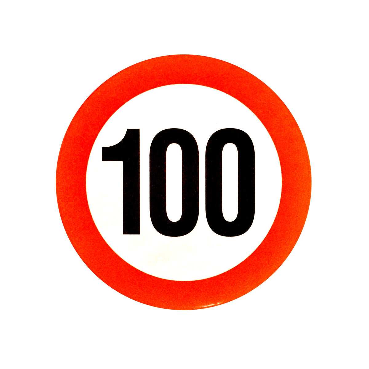 Autocolant reflectorizant pentru limitarea vitezei - 19cm 