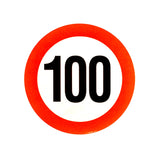 Autocolant reflectorizant pentru limitarea vitezei - 19cm 