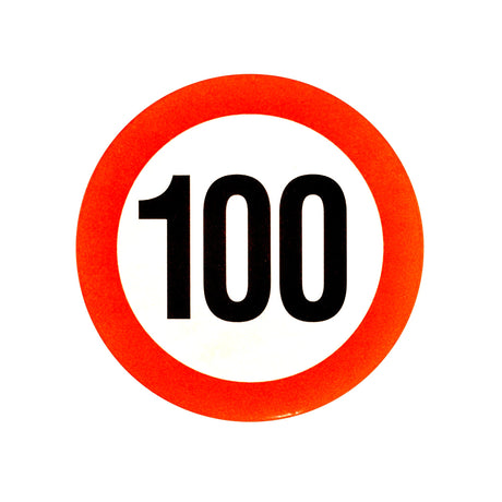 Autocolant reflectorizant pentru limitarea vitezei - 19cm 
