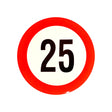 Autocolant reflectorizant pentru limitarea vitezei - 19cm 