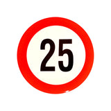 Autocolant reflectorizant pentru limitarea vitezei - 19cm 